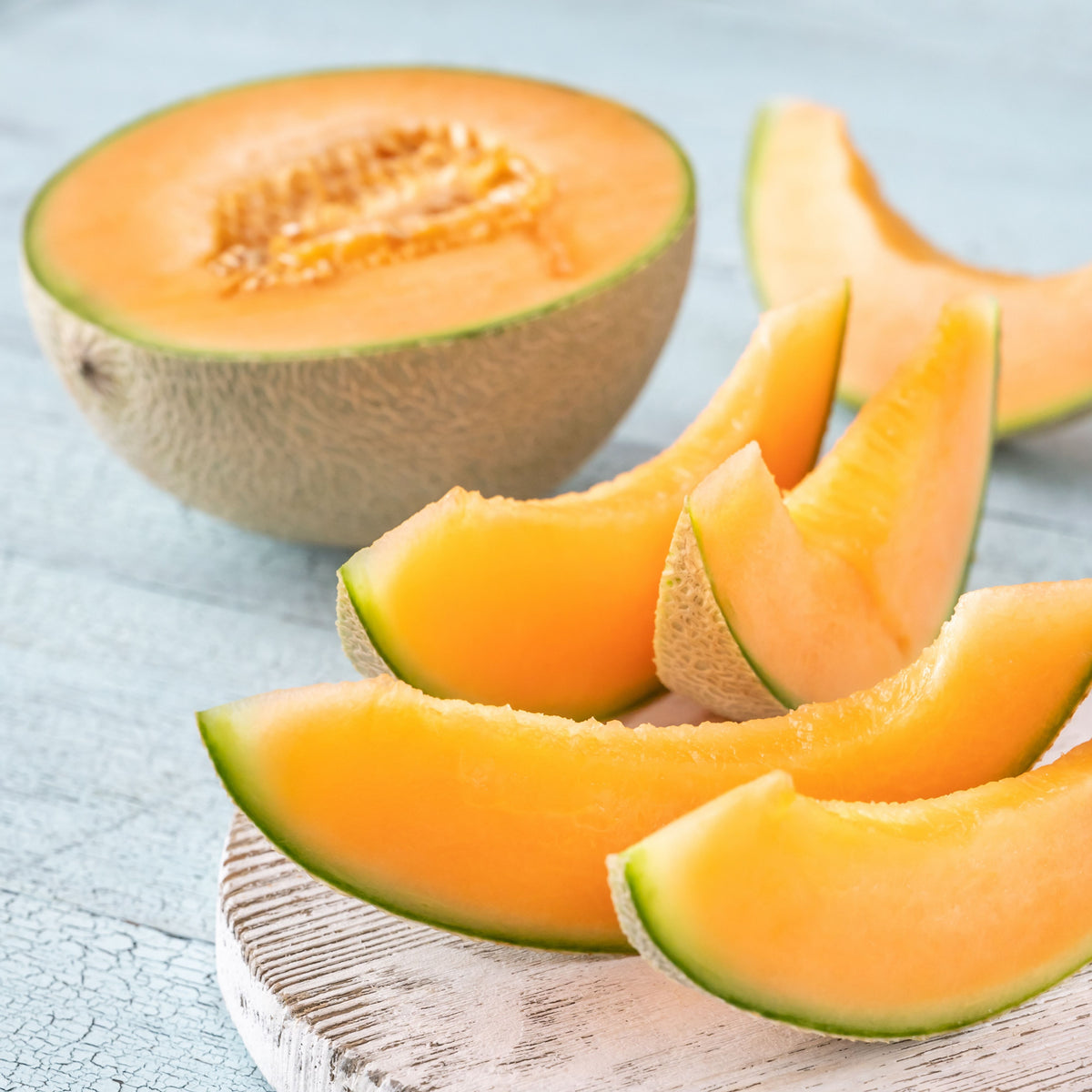 Planter's Cantaloupe Melon Seeds - Delicious Fruit, 30 seeds