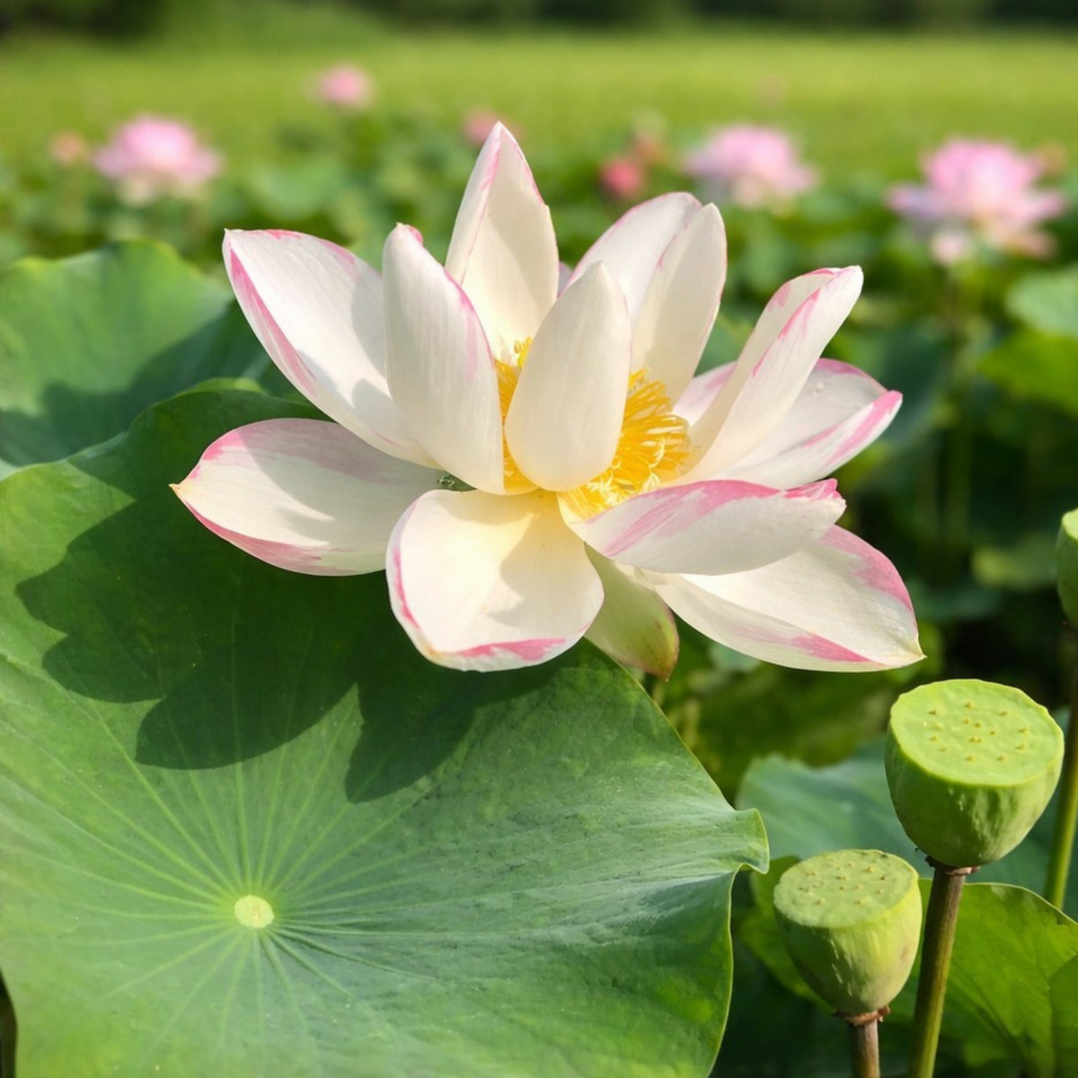 Empress Lotus Seeds - Water Plant Seeds, Bean of India, 5 seeds
