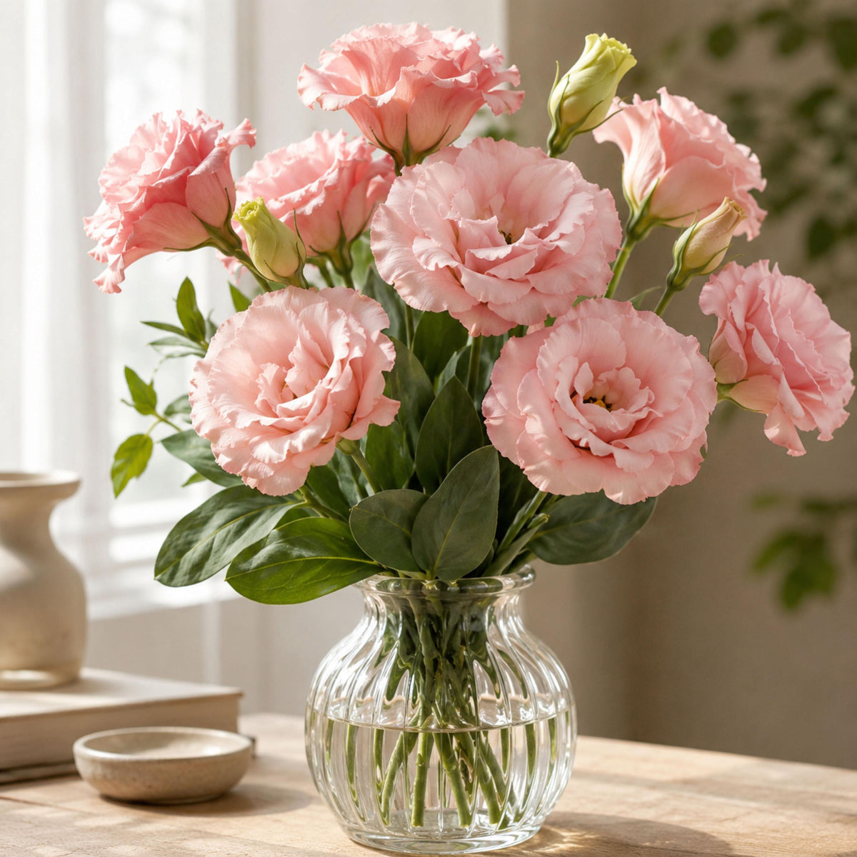 Peach Eustoma Lisianthus seeds