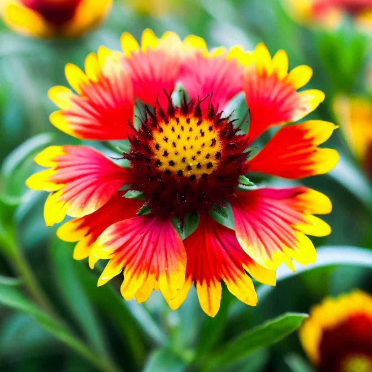 Gaillardia Pulchella 'Indian Blanket Seeds - Blanket Flower, 20 seeds