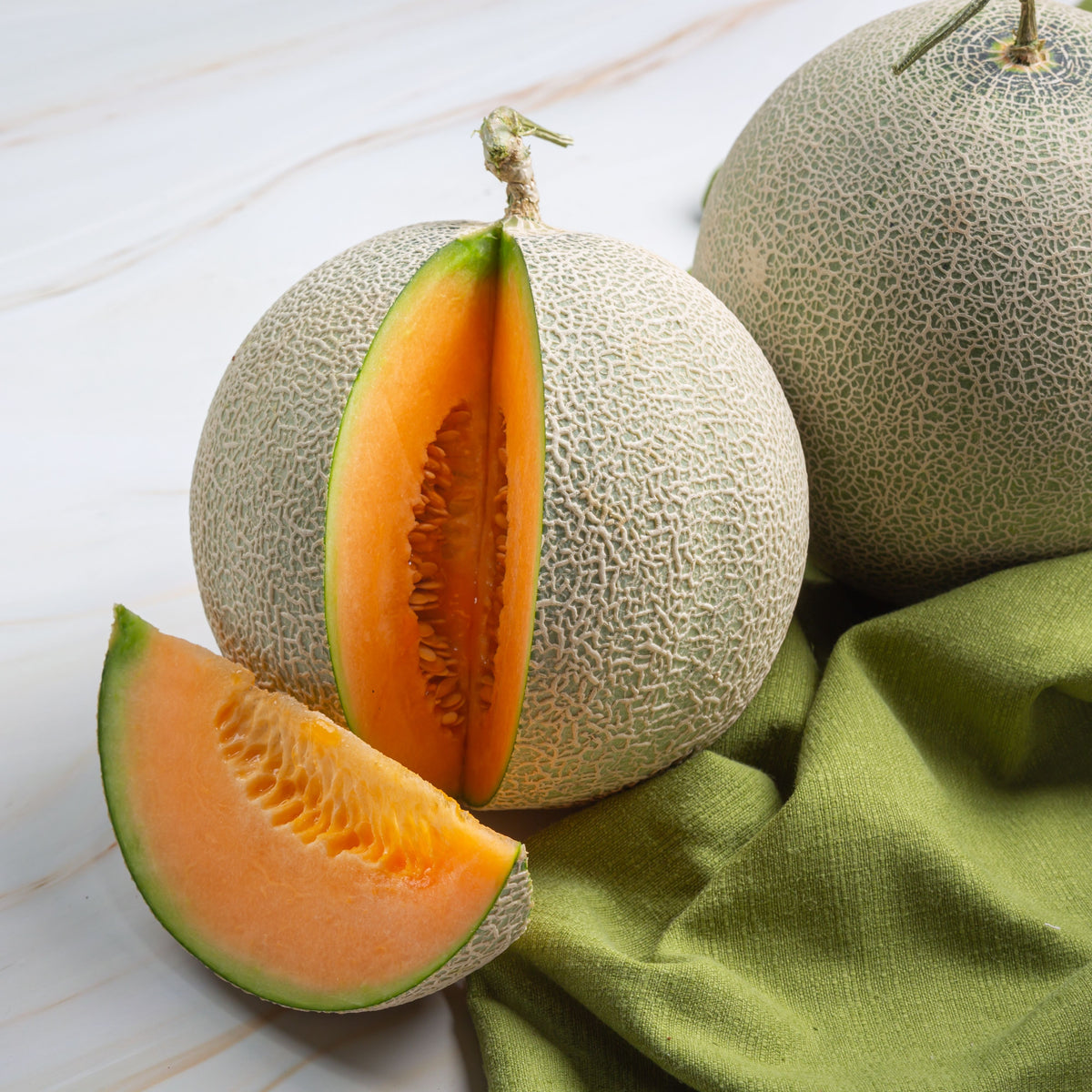 Planter's Cantaloupe Melon Seeds - Delicious Fruit, 30 seeds
