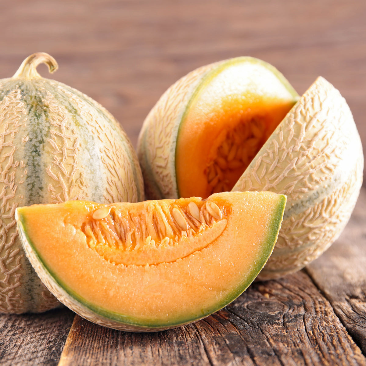 Planter's Cantaloupe Melon Seeds - Delicious Fruit, 30 seeds
