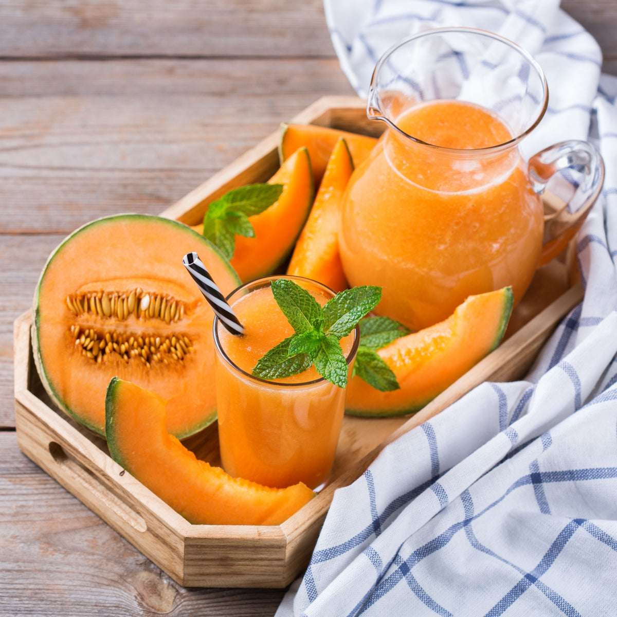 Planter's Cantaloupe Melon Seeds - Delicious Fruit, 30 seeds