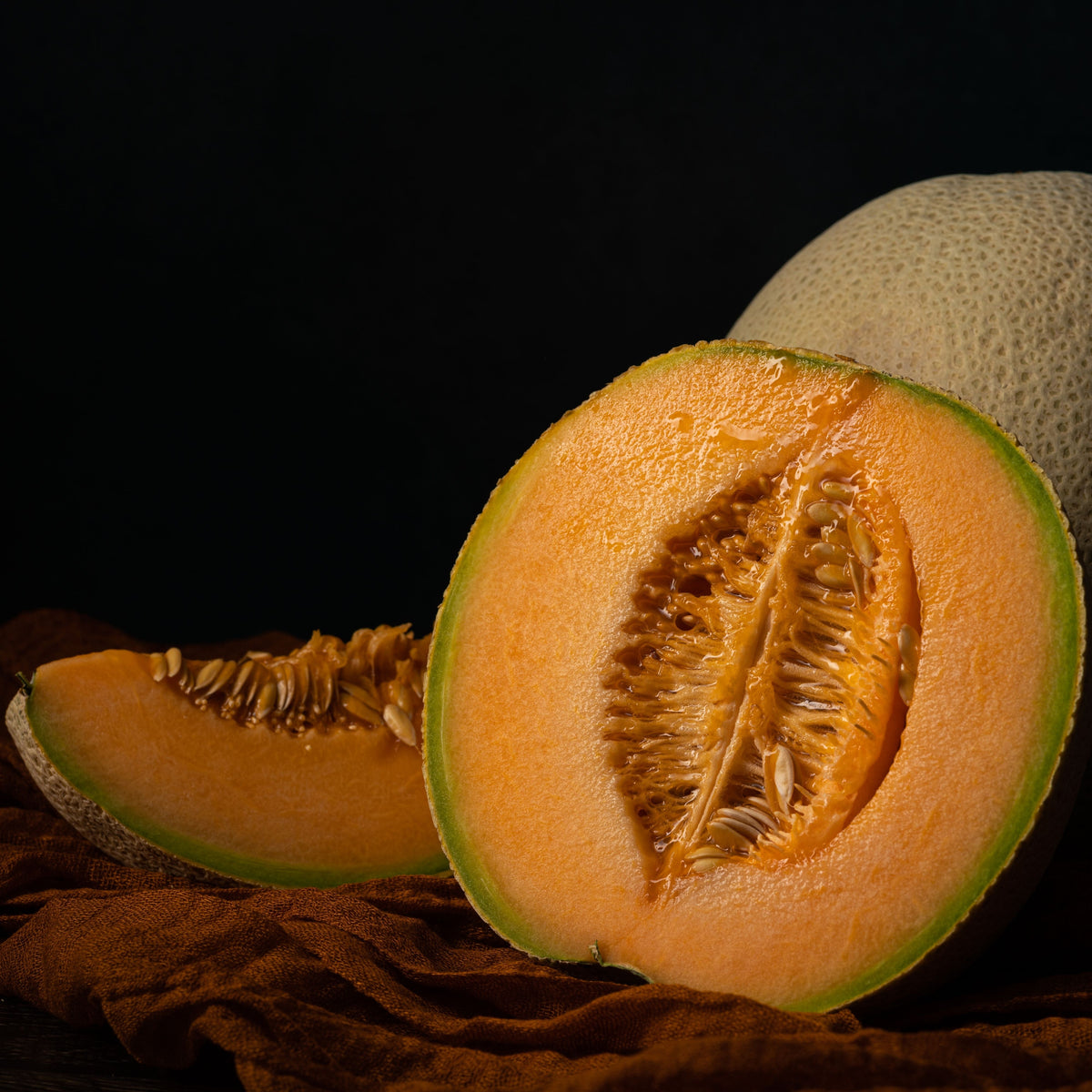 Planter's Cantaloupe Melon Seeds - Delicious Fruit, 30 seeds