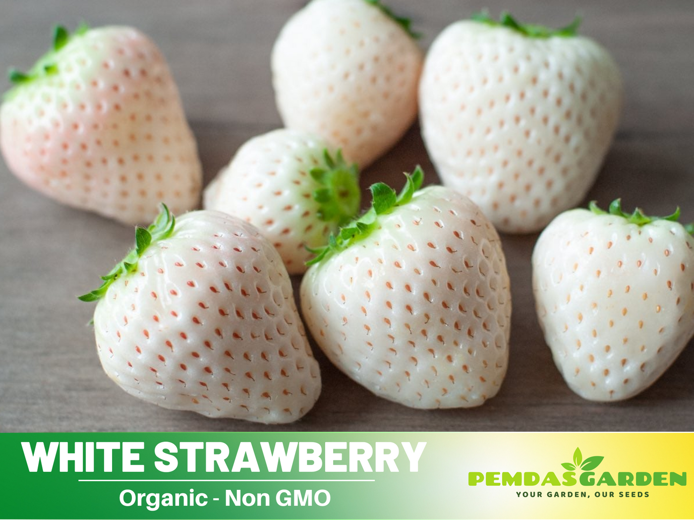 organic non gmo strawberry seeds 110 seeds| White strawberry seeds – Delicious Fruit, Easy to Grow, Per – PEMDASGARDEN