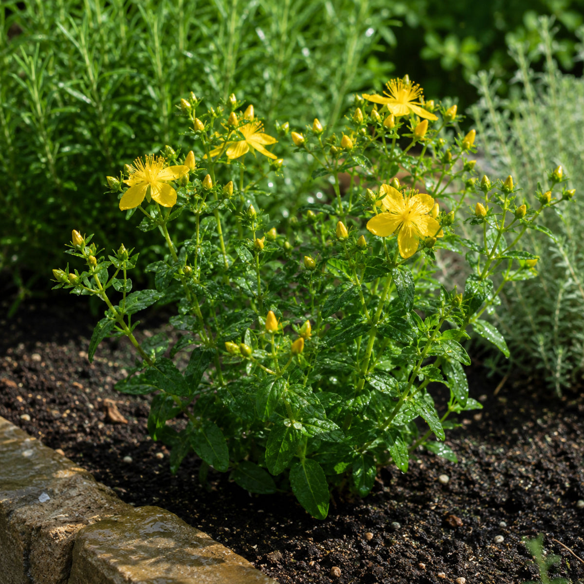 St. John's Wort Seeds - Perennial, Bright Yellow Flowers, 105 seeds