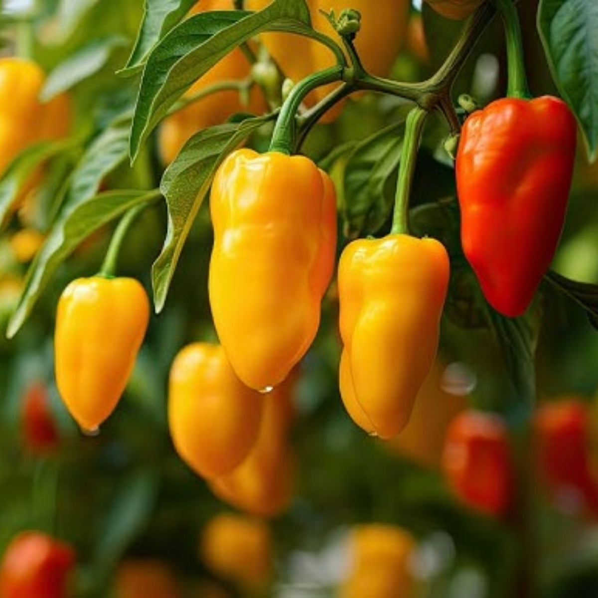 Lunchbox Sweet Pepper Seeds - Colorful Mini Peppers, 30 seeds