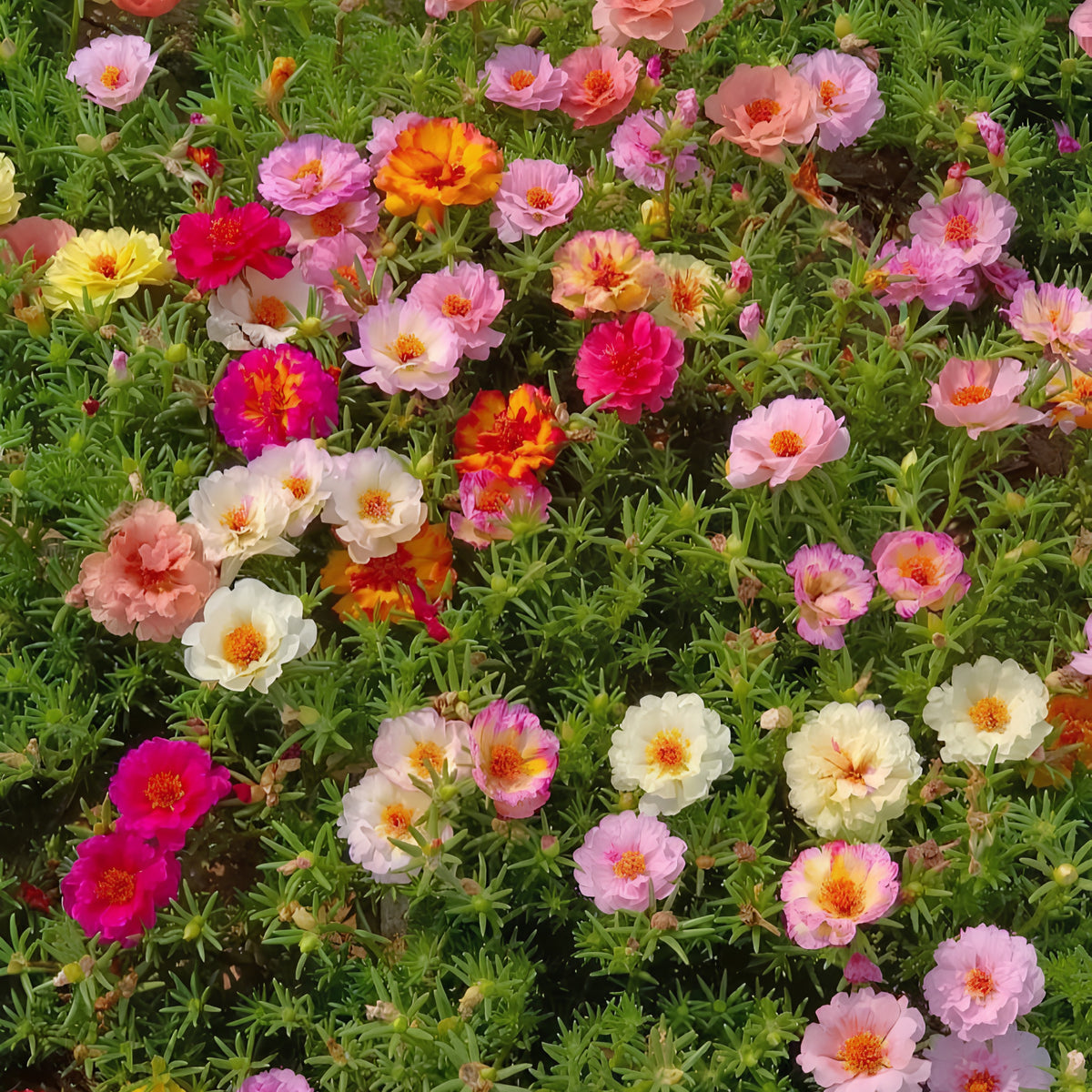 Portulaca 'Happy Hour' Series Seeds - Moss Rose Seeds, 30 seeds