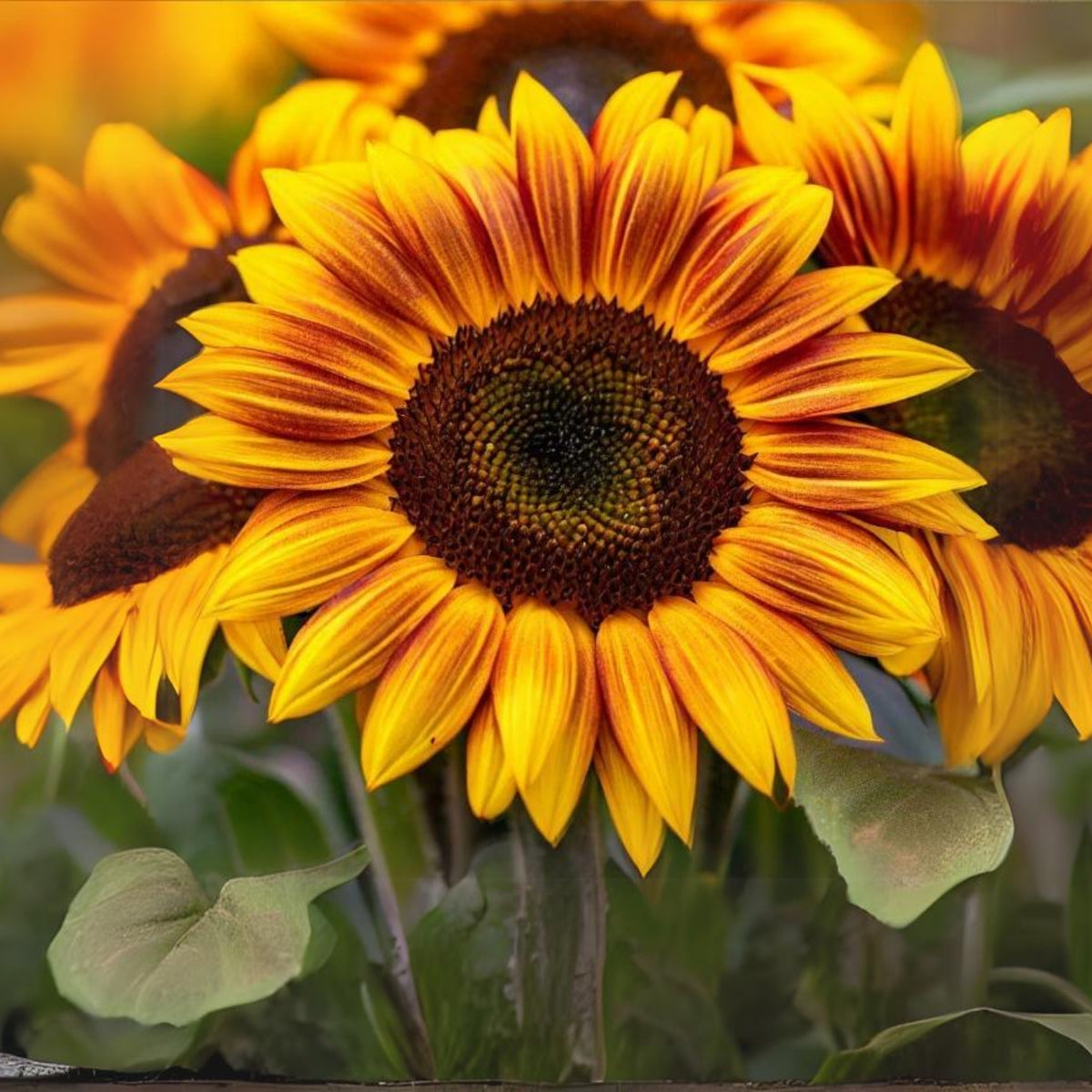 Autumn Beauty Sunflower Seeds - Attracts Bees & Butterflies, 25+ seeds