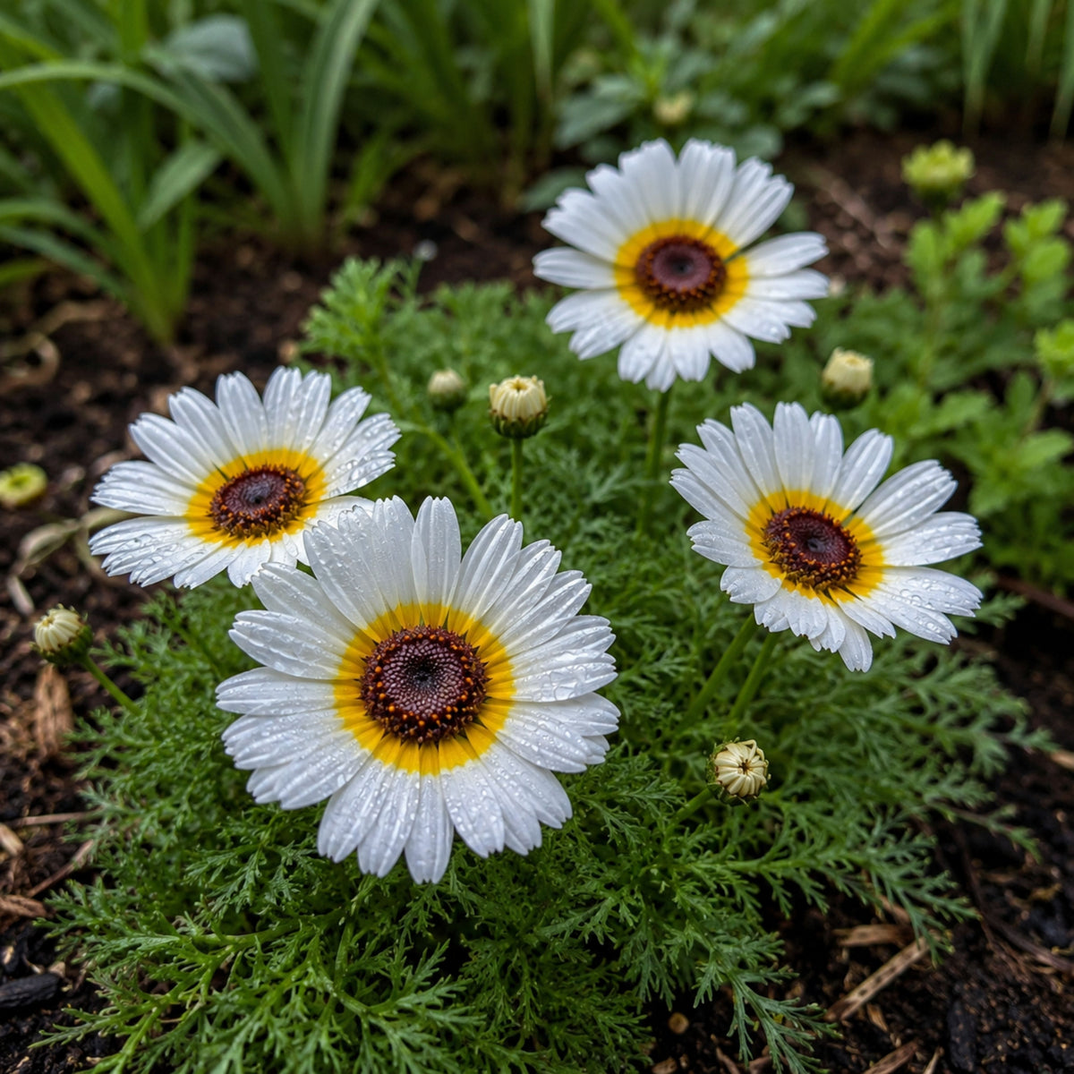 Polar Star Chrysanthemum Flower Seeds, 50 seeds