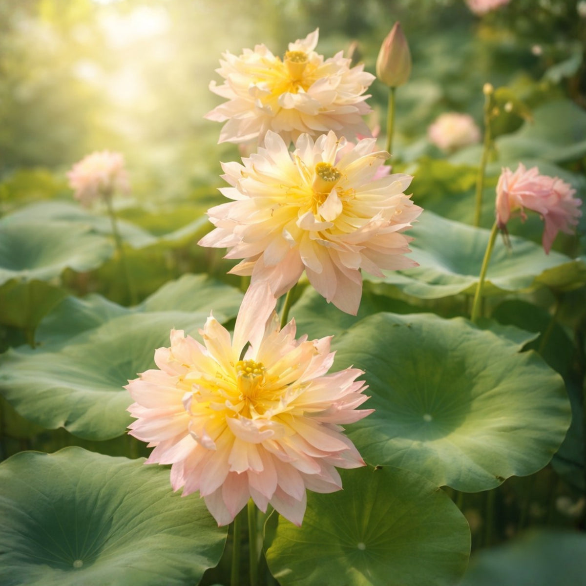 5+ Rare Seeds - Feathered Skirt Lotus Seeds, Edible Seeds & Roots