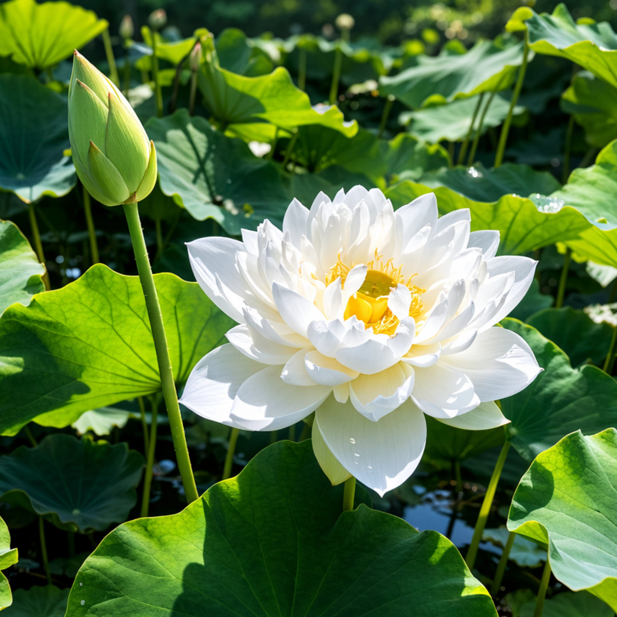 5+ Rare Seeds - High Cotton Lotus Seeds, Aquatic Perennial Water Plant