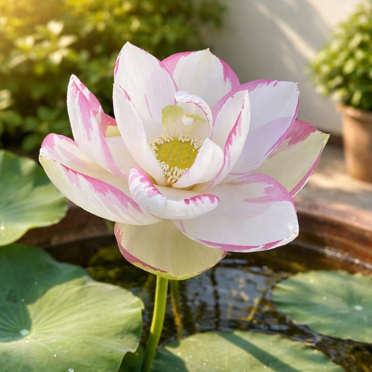 Empress Lotus Seeds - Water Plant Seeds, Bean of India, 5 seeds