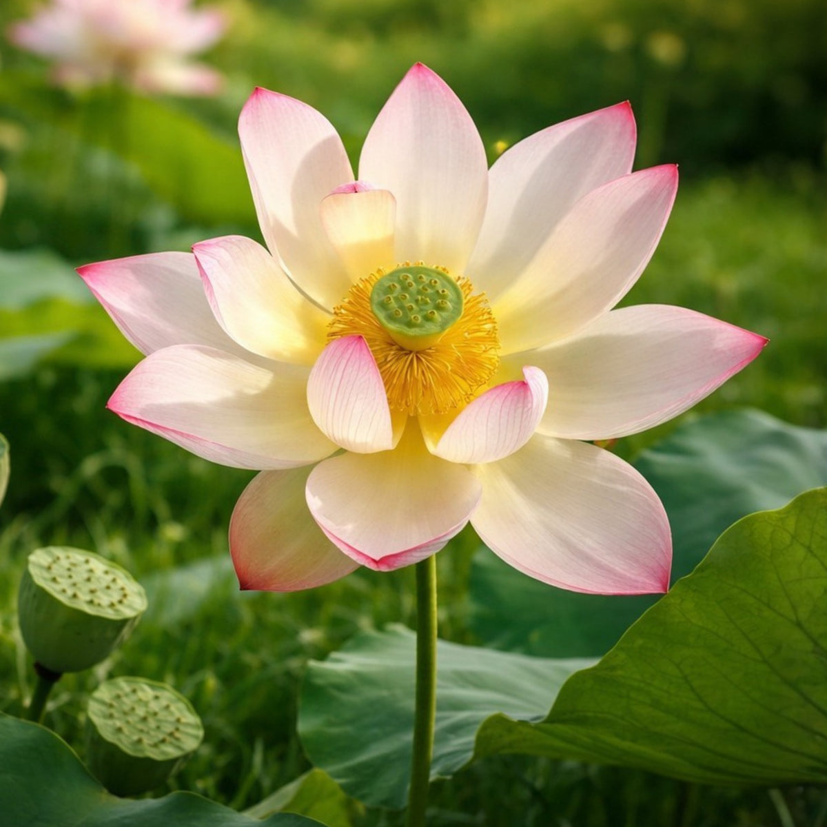 5+ Rare Seeds - Sunrise Brocade Lotus Seeds, Water Plant Seeds