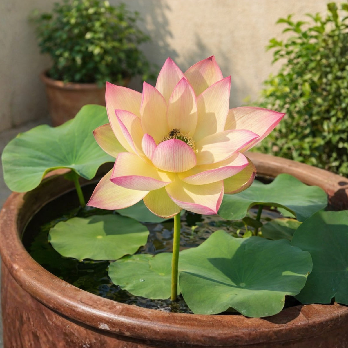 5+ Rare Seeds - Sunrise Brocade Lotus Seeds, Water Plant Seeds