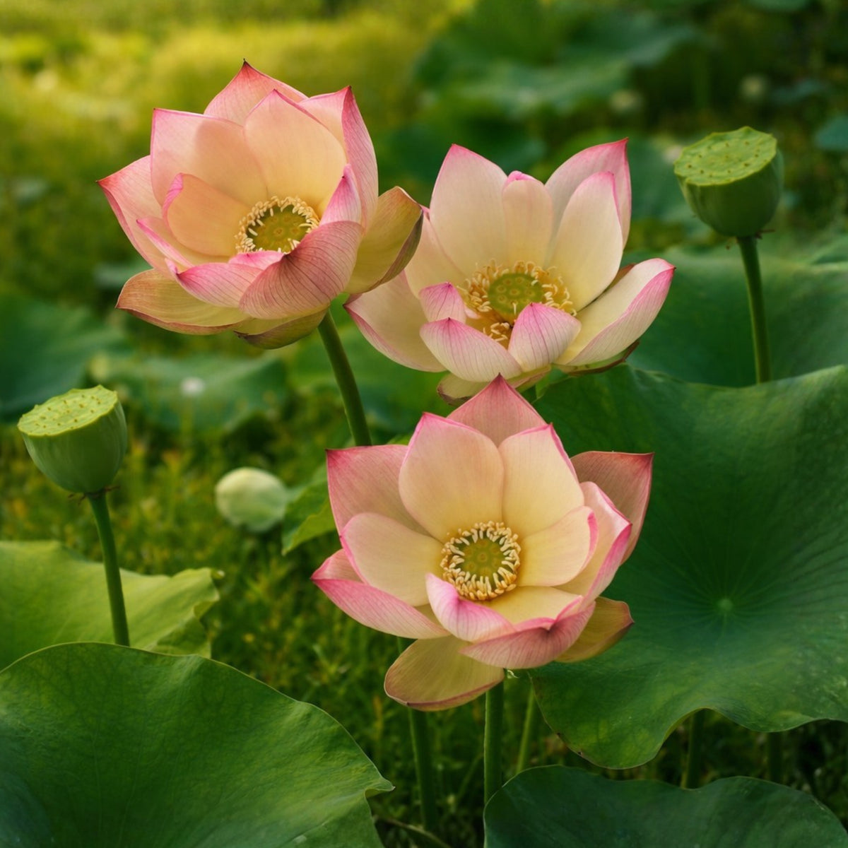 5+ Rare Seeds - Sunrise Brocade Lotus Seeds, Water Plant Seeds