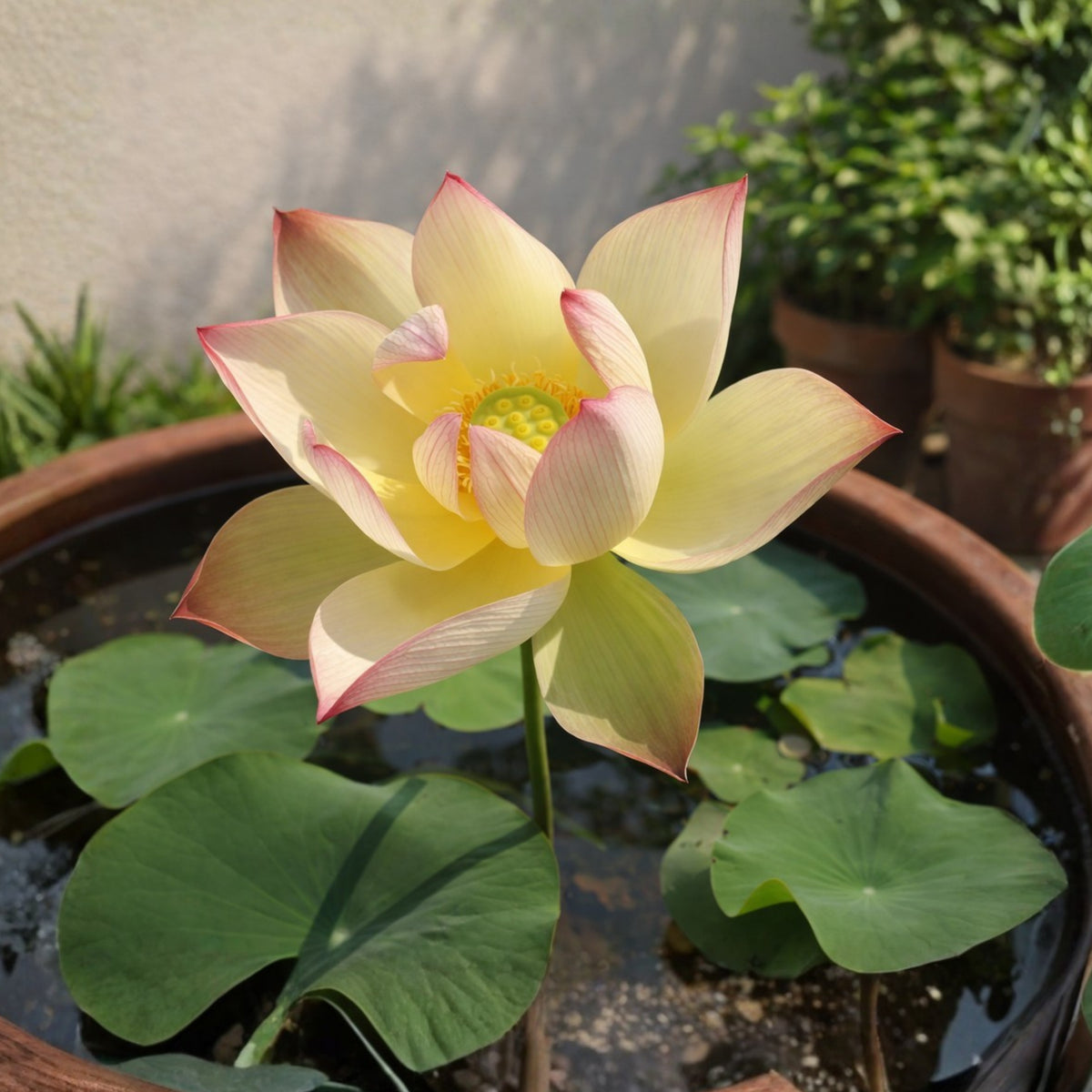 5+ Rare Seeds - Sunrise Brocade Lotus Seeds, Water Plant Seeds