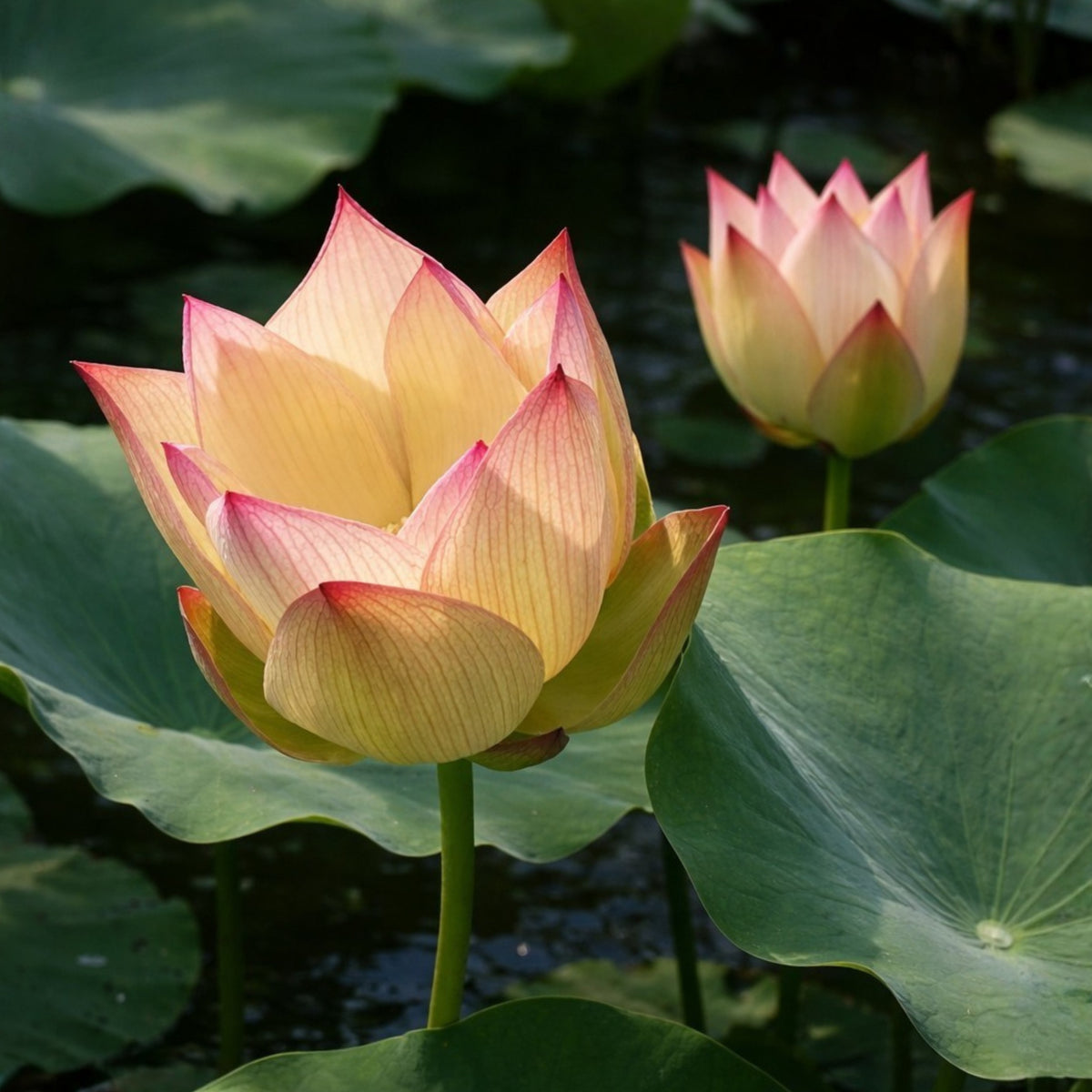 5+ Rare Seeds - Sunrise Brocade Lotus Seeds, Water Plant Seeds