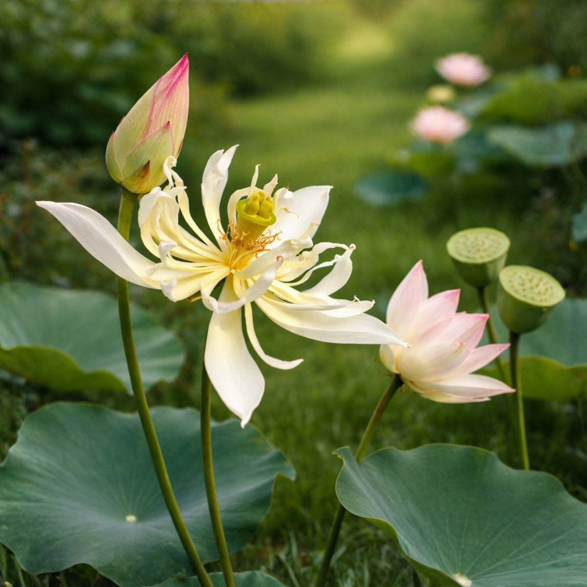 5+ Rare Seeds - Edible Seeds & Roots, Egyptian Lotus