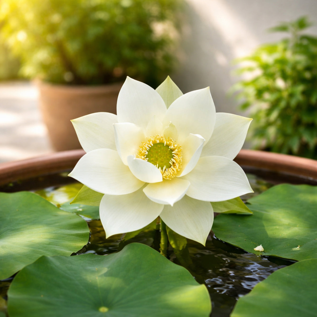 5+ Rare Seeds - Green Star Lotus Seeds, Aquatic Perennial Water Plant