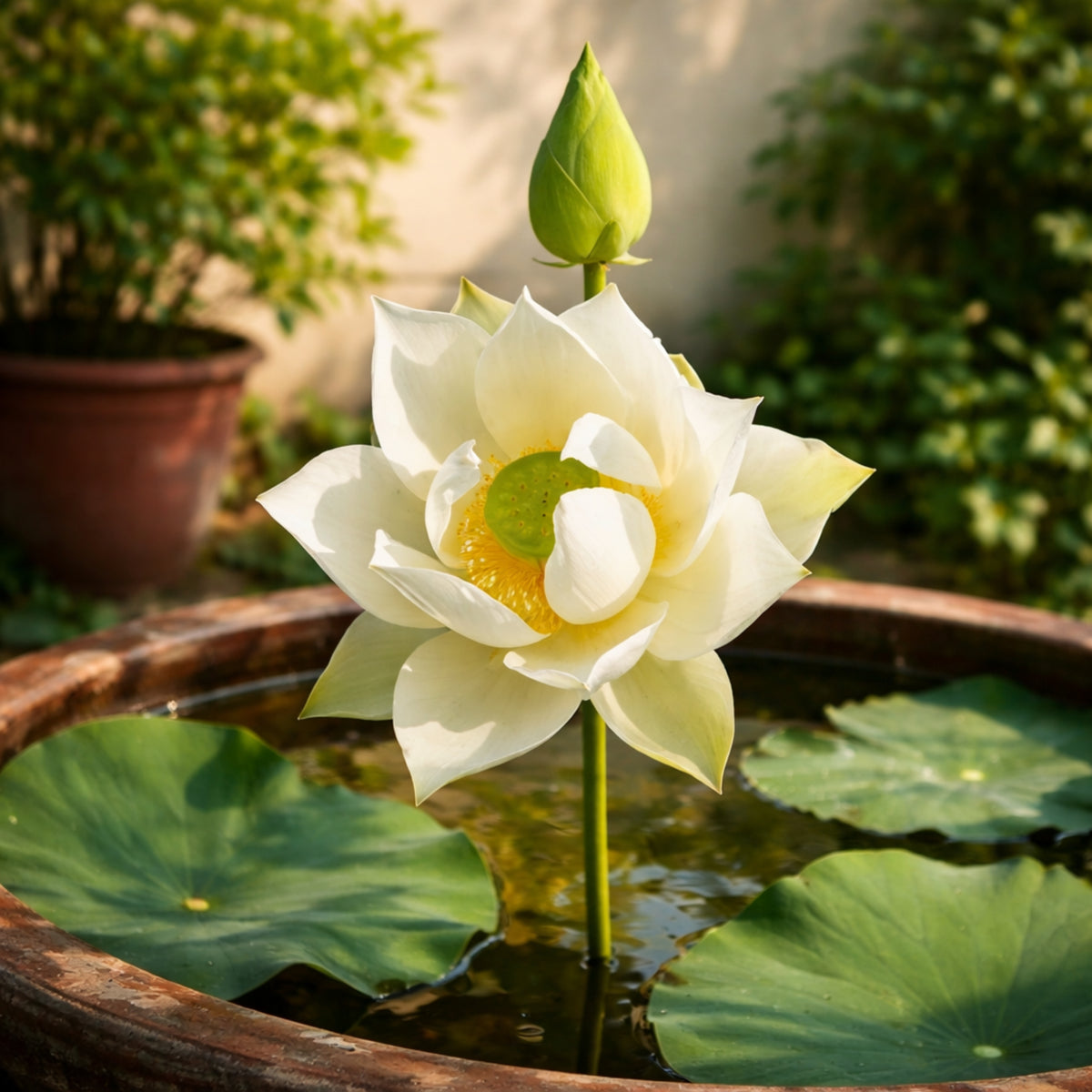 5+ Rare Seeds - Green Star Lotus Seeds, Aquatic Perennial Water Plant
