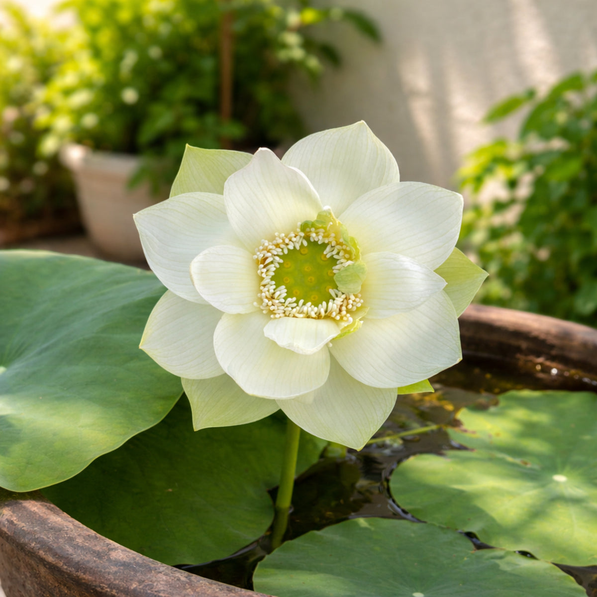 5+ Rare Seeds - Green Star Lotus Seeds, Aquatic Perennial Water Plant