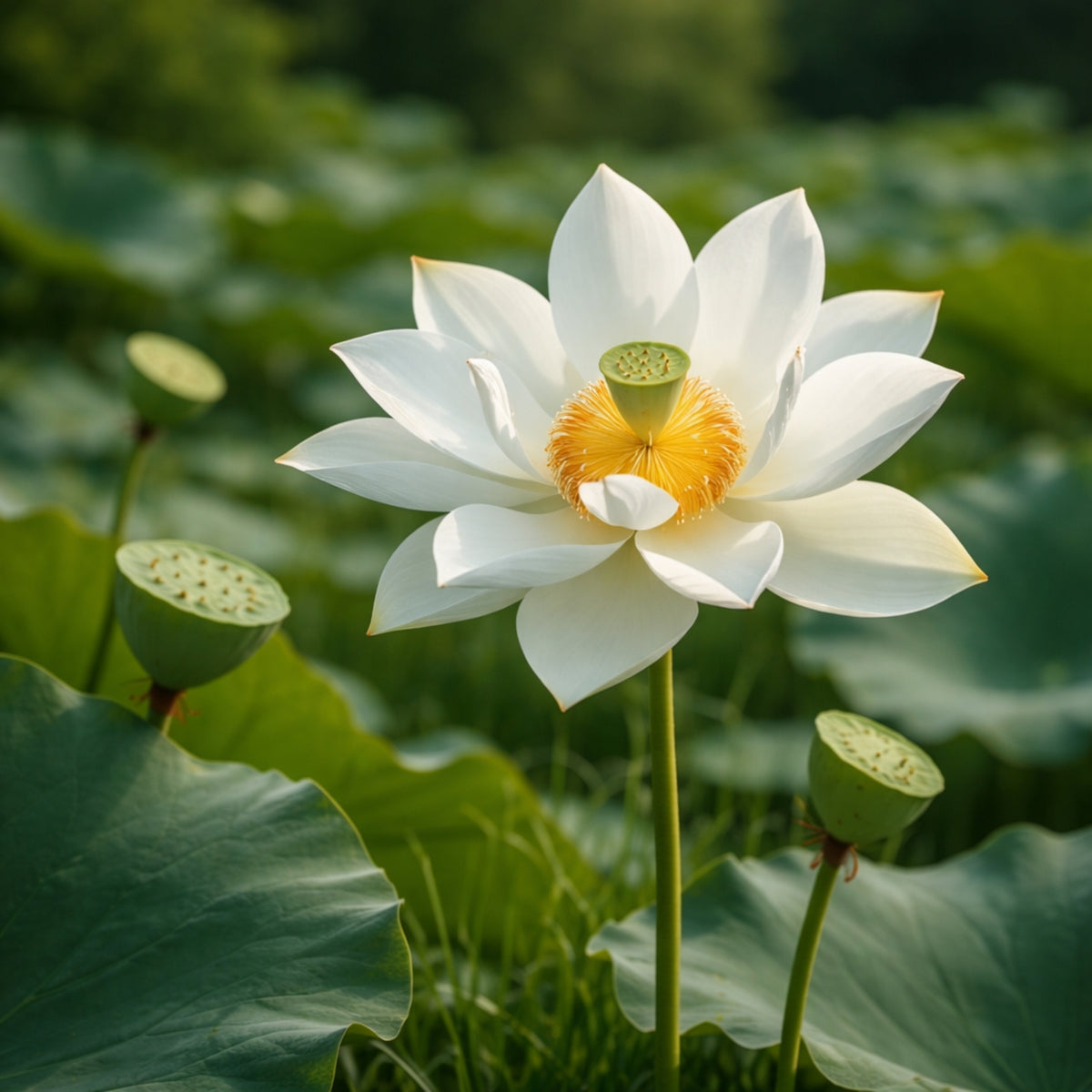 5+ Rare Seeds - White Lotus Seeds, Water Plant Seeds
