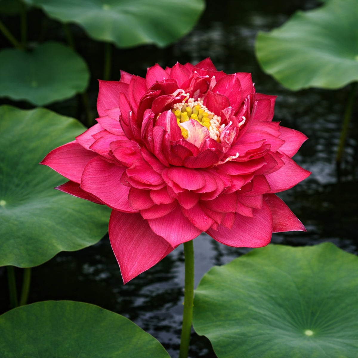 5+ Rare Seeds - Red Symphony Lotus Seeds, Water Plant Seeds