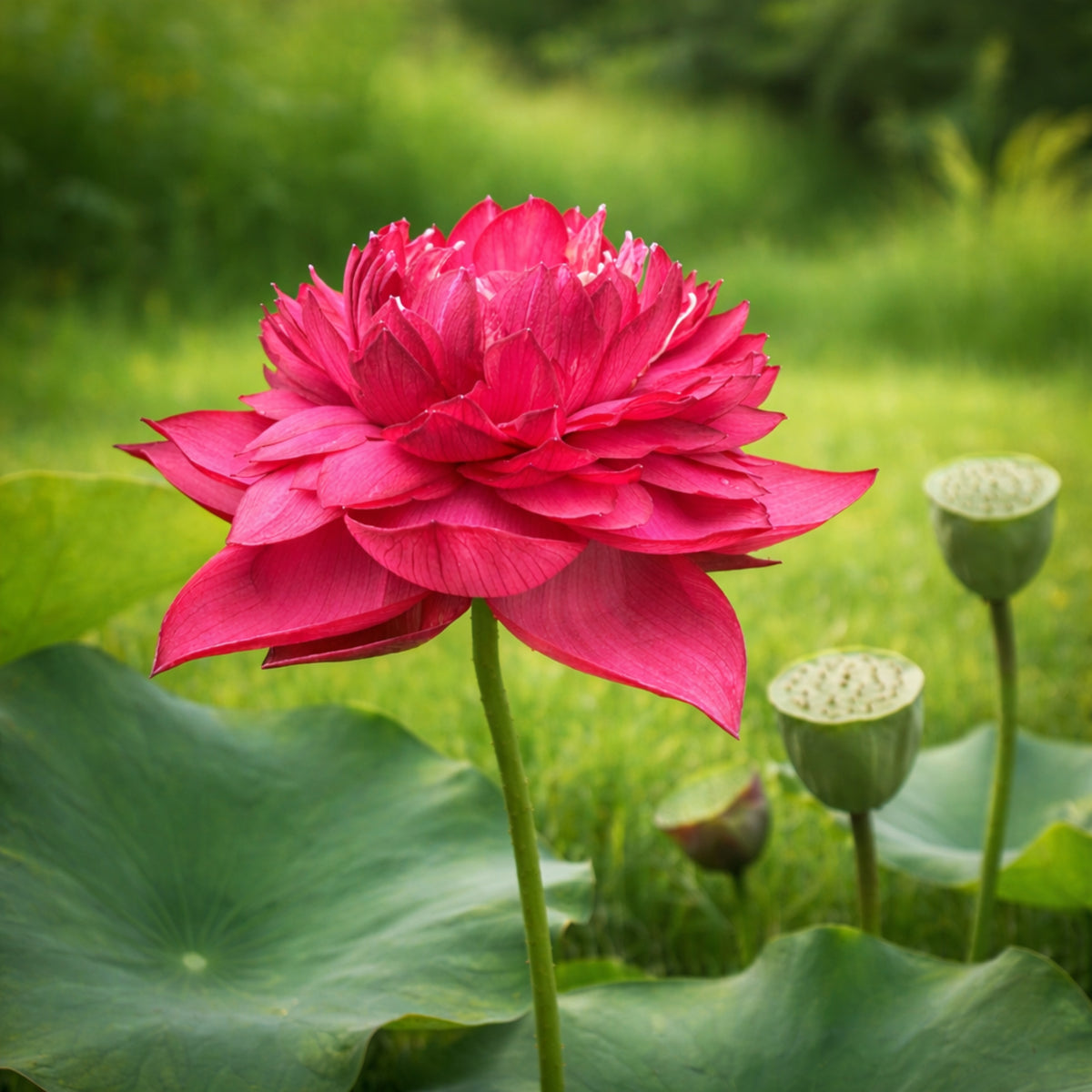 5+ Rare Seeds - Red Symphony Lotus Seeds, Water Plant Seeds