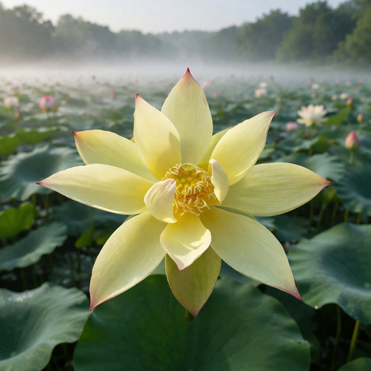5+ Rare Seeds - Apricot Yellow Lotus Seeds, Edible Seeds & Roots