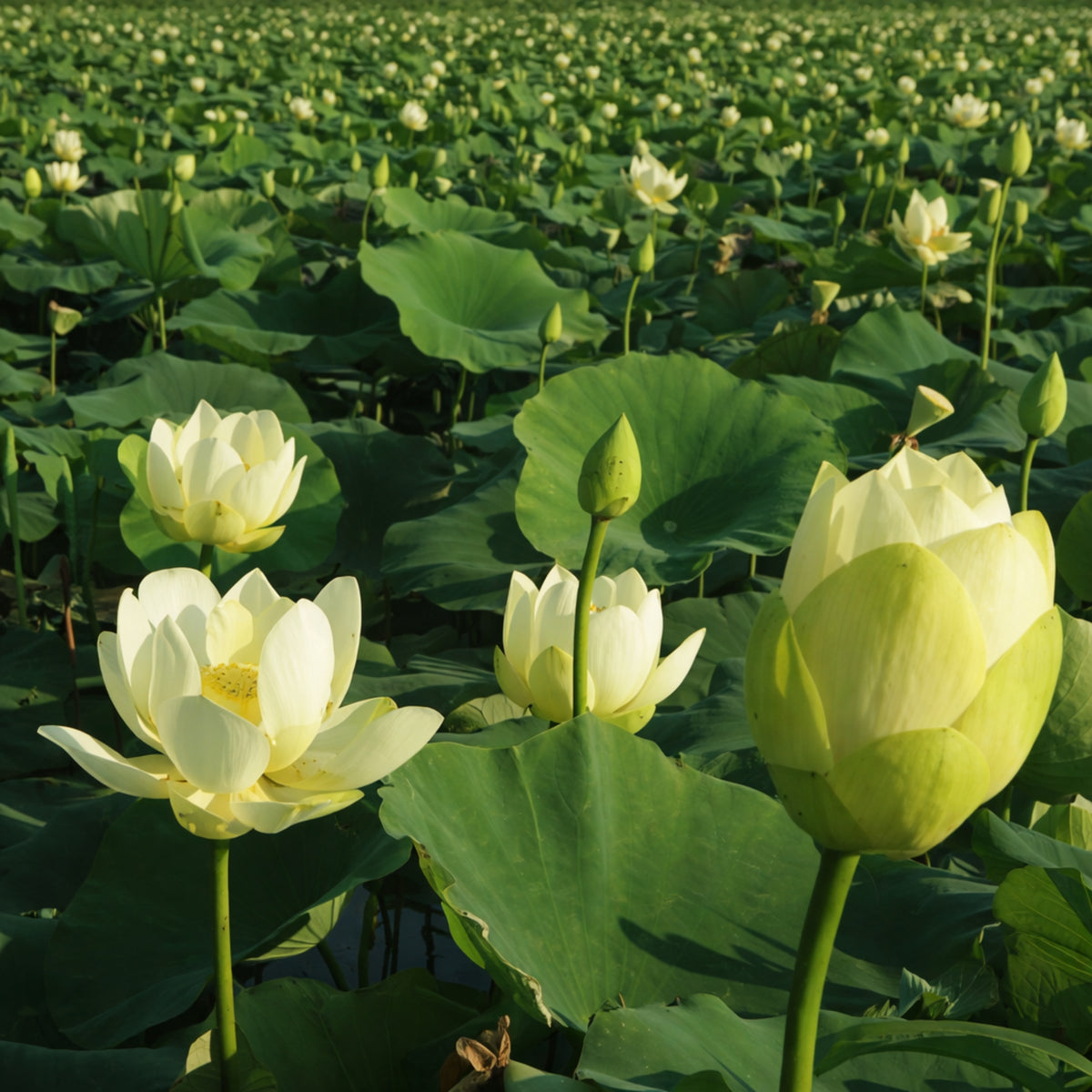 5+ Rare Seeds - Hindu White Lotus Seeds, Aquatic Perennial Water Plant