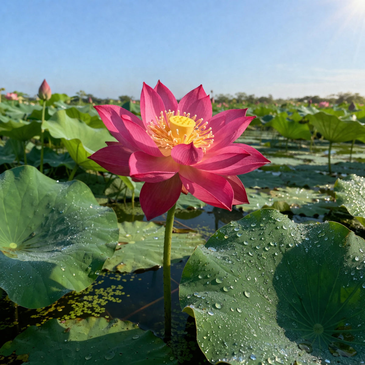 5+ Rare Seeds - Red Light 15 Lotus Seeds, Water Plant Seeds