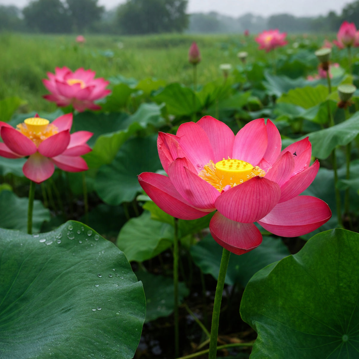 5+ Rare Seeds - Red Light 15 Lotus Seeds, Water Plant Seeds