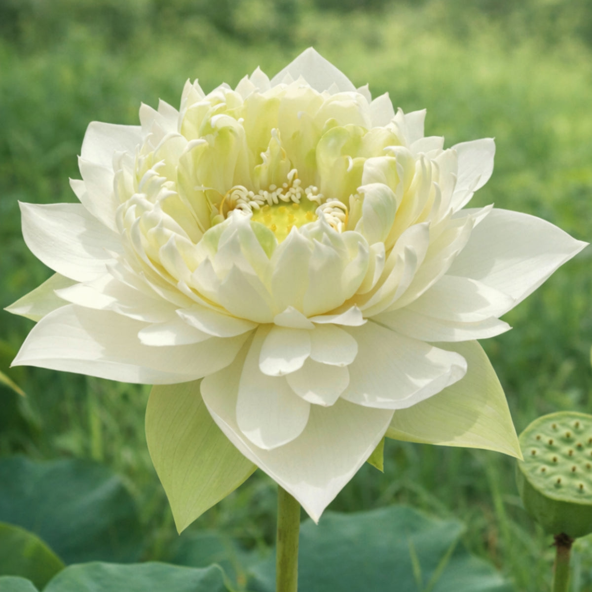 5+ Rare Seeds - Jade Cloud Lotus Seeds, Edible Seeds & Roots