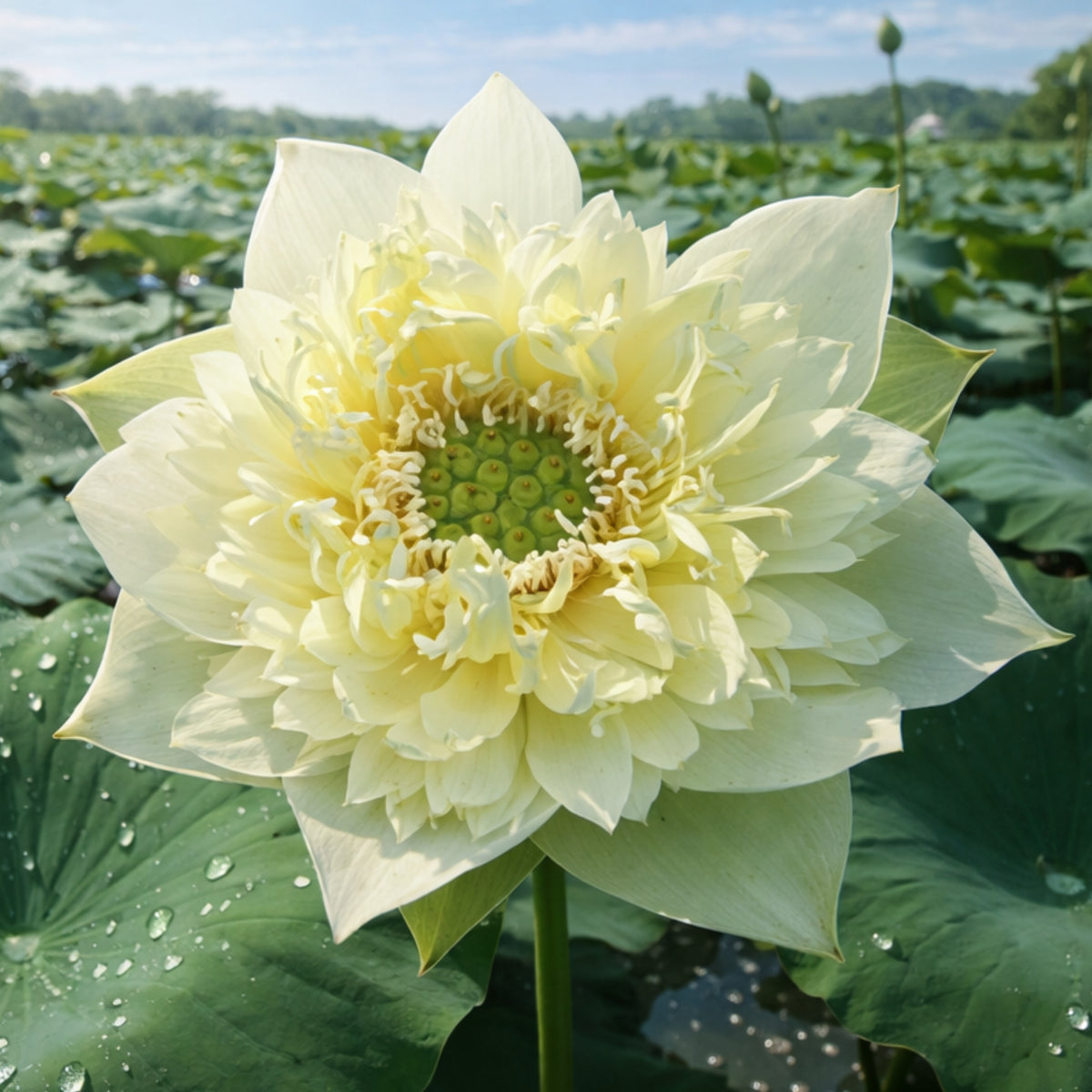 5+ Rare Seeds - Jade Cloud Lotus Seeds, Edible Seeds & Roots
