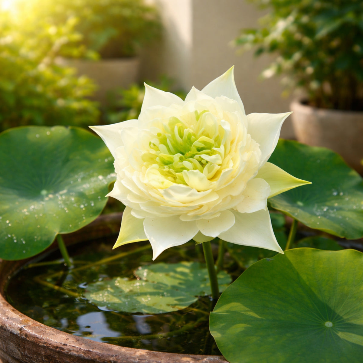 5+ Rare Seeds - Jade Cloud Lotus Seeds, Edible Seeds & Roots