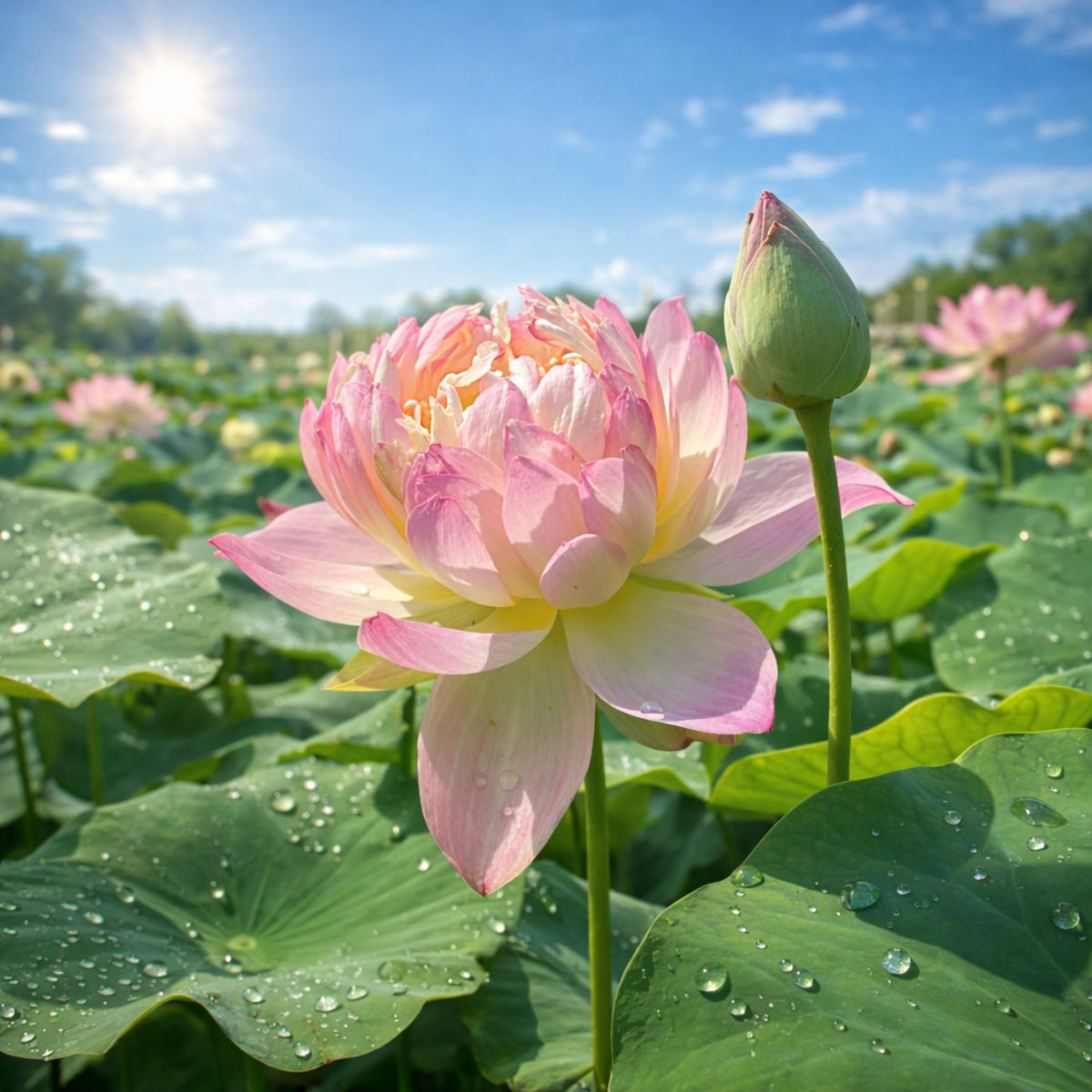 5+ Rare Seeds - Colorful Glow Lotus Seeds, Edible Seeds & Roots