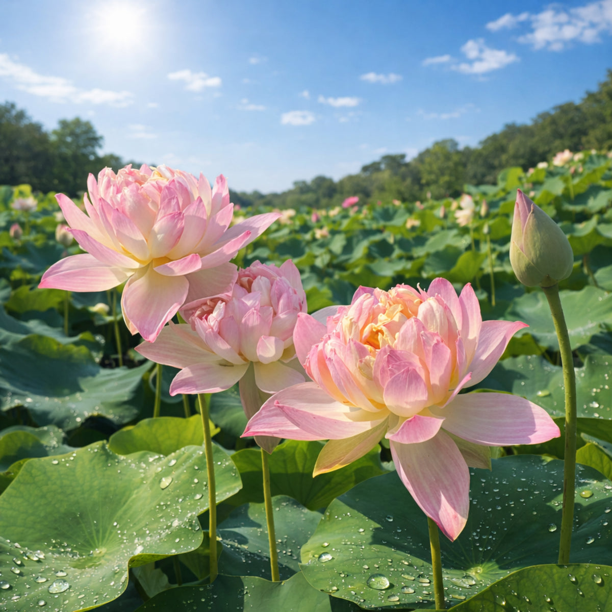 5+ Rare Seeds - Colorful Glow Lotus Seeds, Edible Seeds & Roots