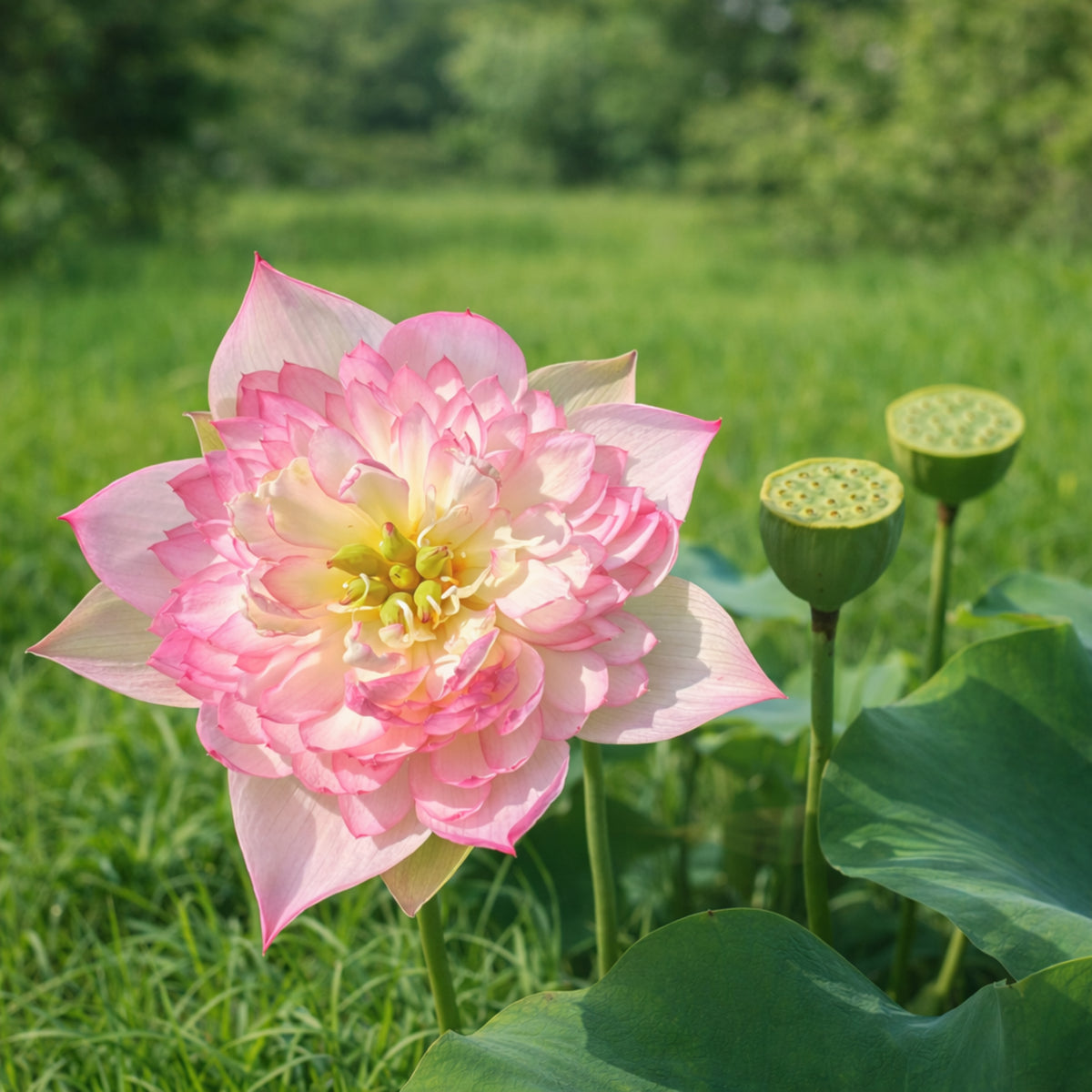 5+ Rare Seeds - Colorful Glow Lotus Seeds, Edible Seeds & Roots