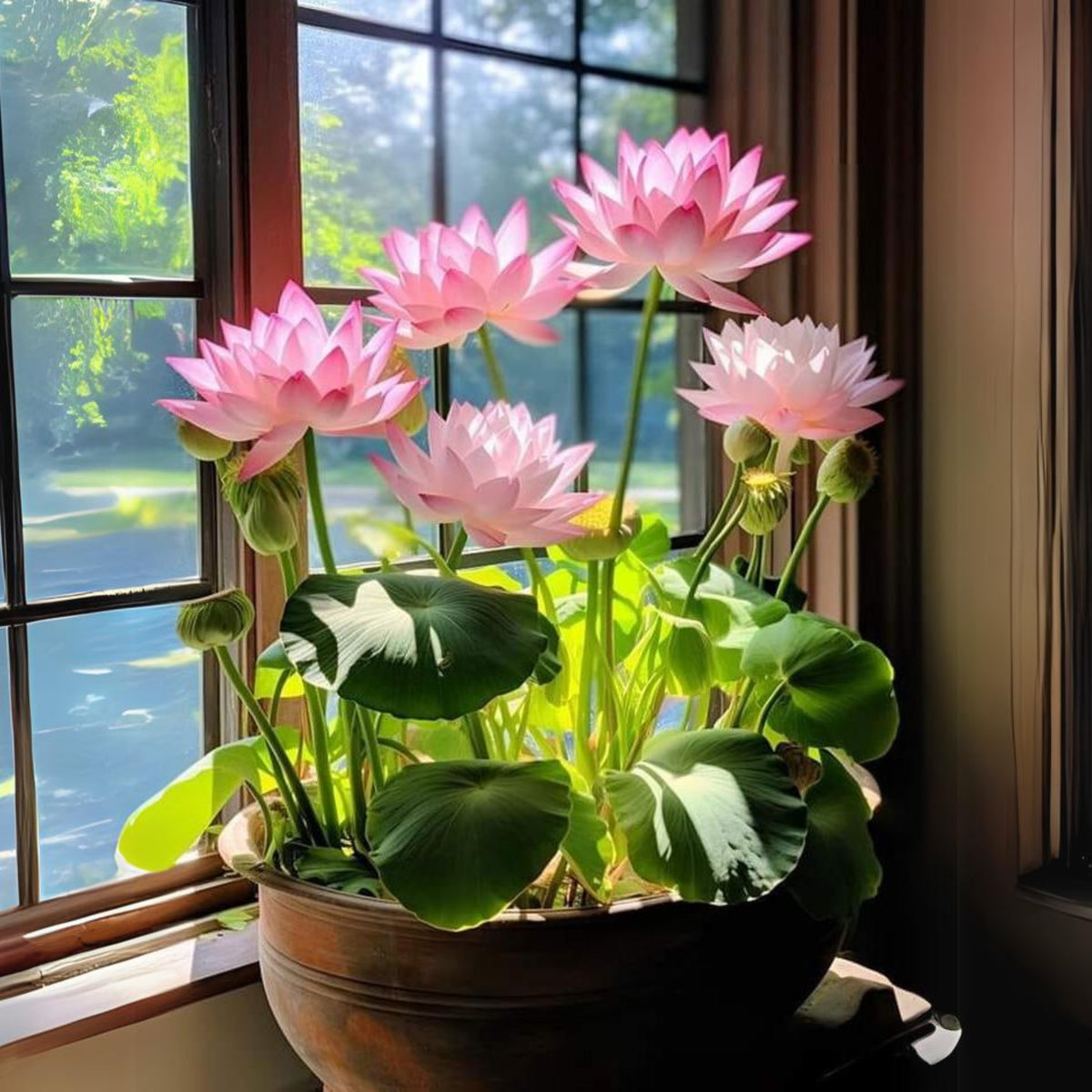 5+ Rare Seeds - Pink Lotus, Micro/ Tea Cup Lotus Seeds