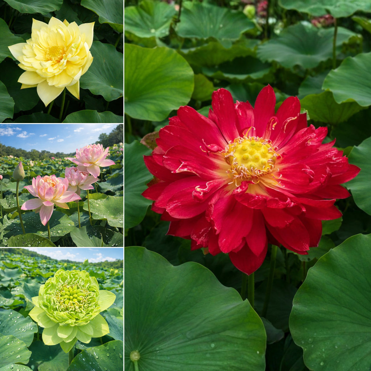 5+ Rare Seeds - Mix Lotus Seeds, Edible Seeds & Roots
