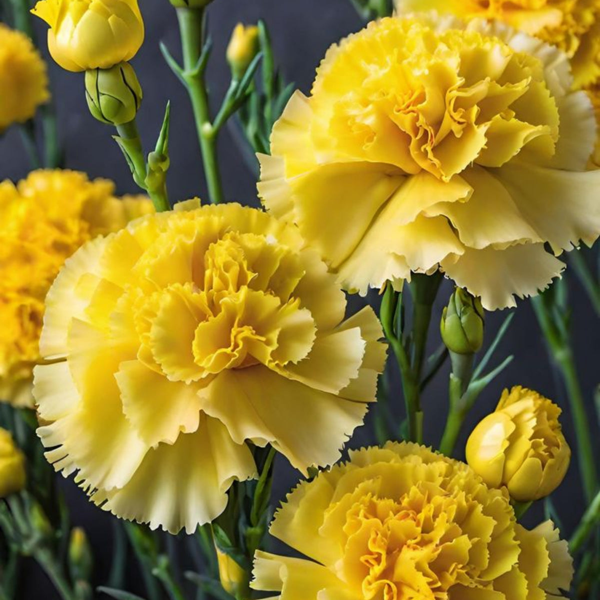 Yellow Carnations Seeds - Dianthus Seeds, 30 seeds