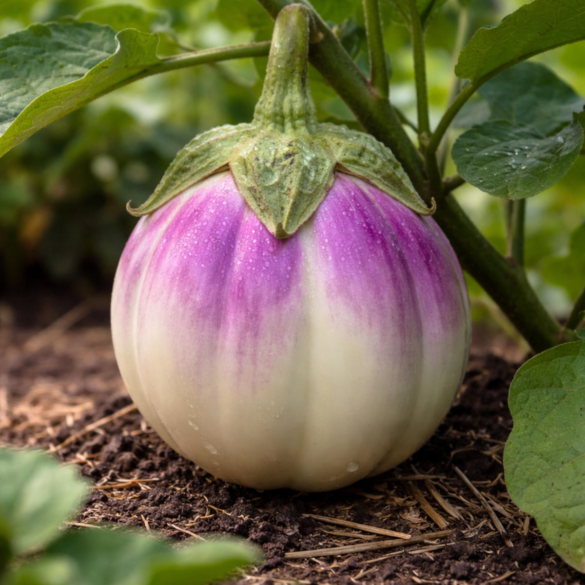 Italian Rosa Bianca Eggplant seeds