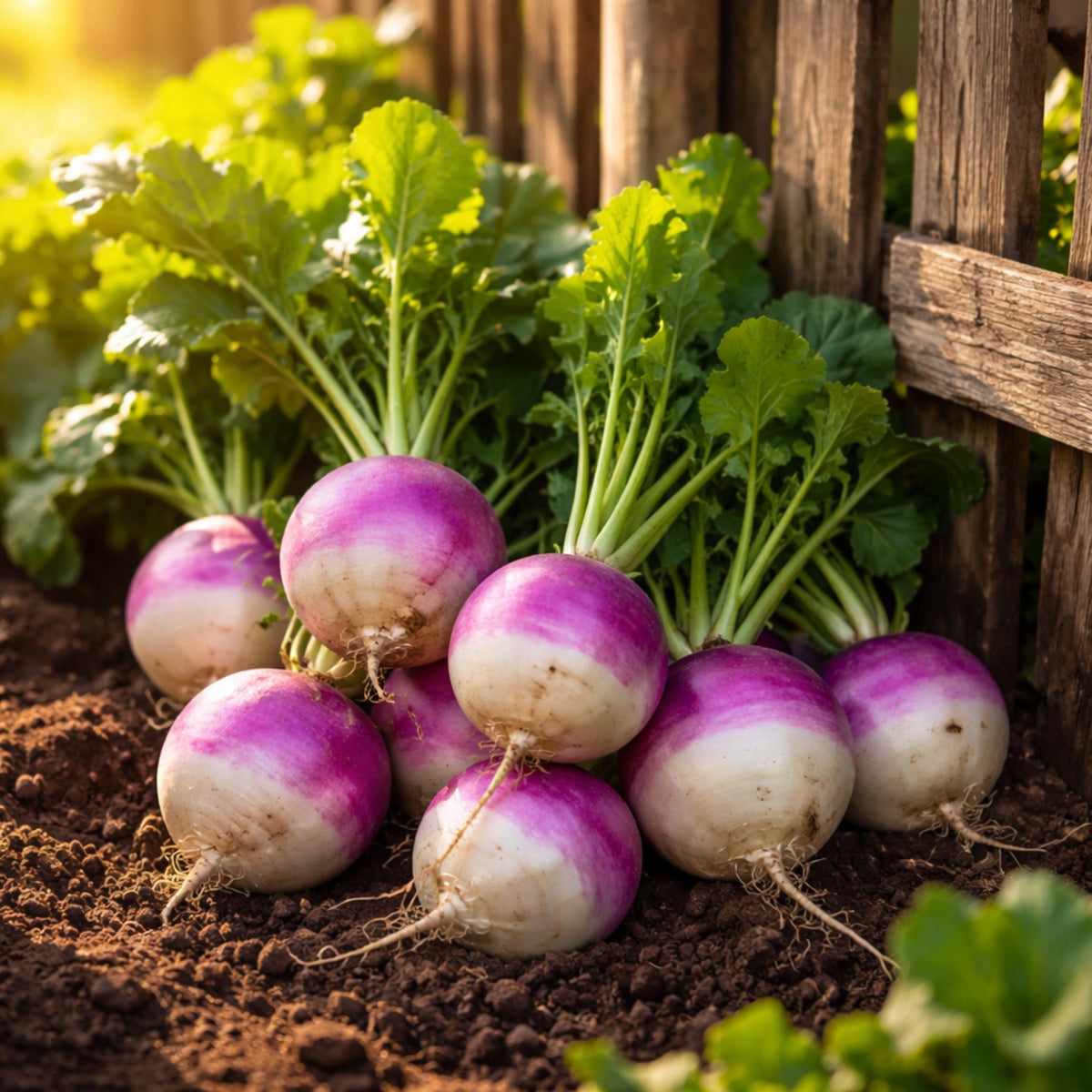 Purple Top White Globe Turnip seeds