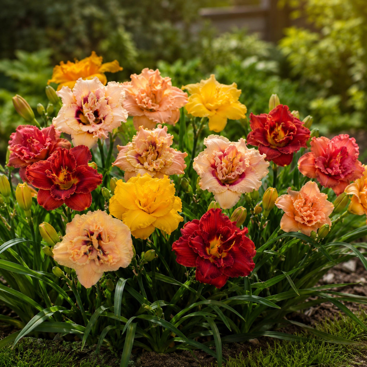 Double Daylily Mix seeds