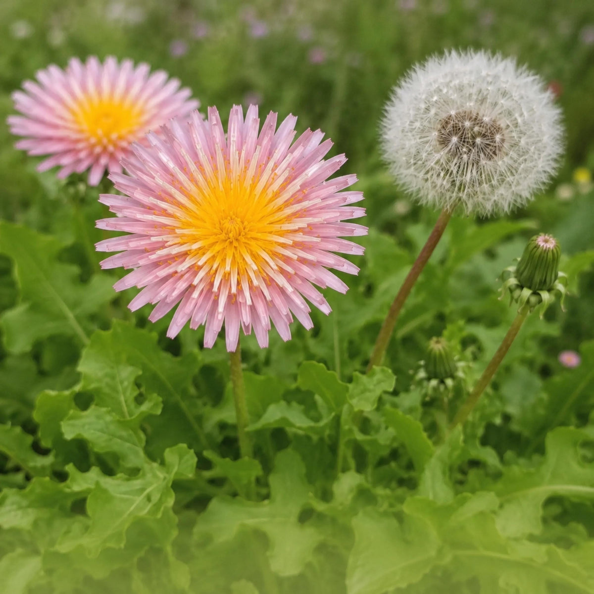 Pink Dandelion seeds