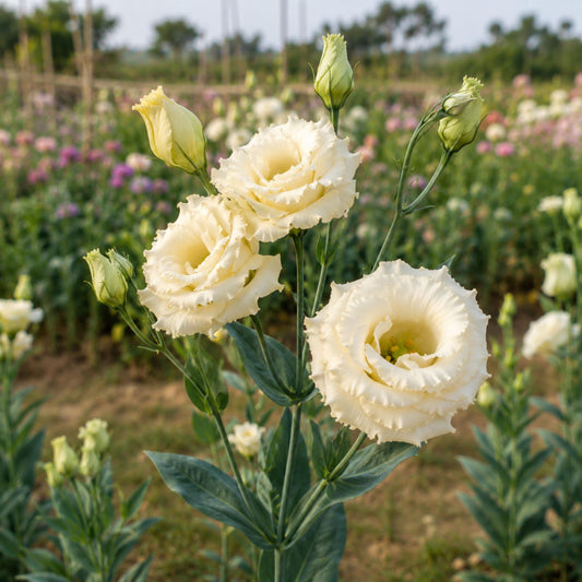 Cream Eustoma Lisianthus seeds