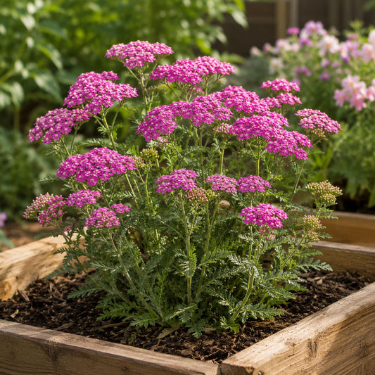 Pink Cerise Queen Yarrow seeds