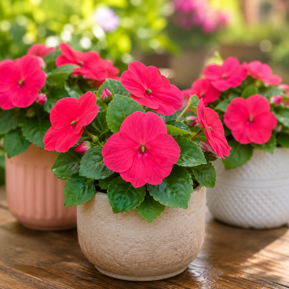 Beacon Lipstick Impatiens seeds