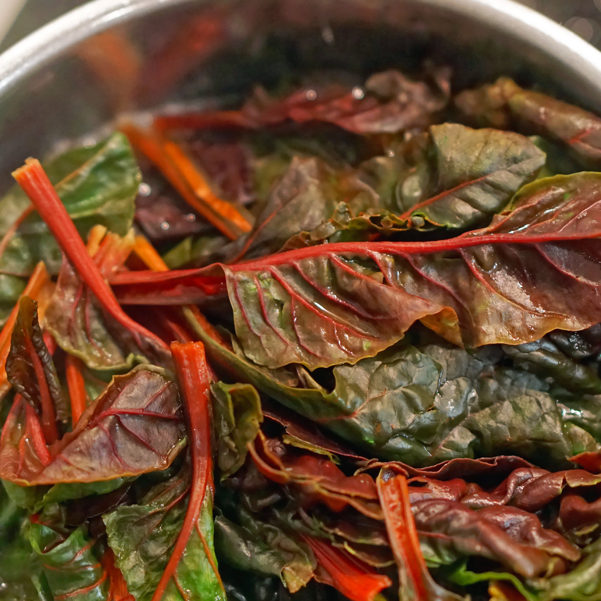 Ruby Red Chard Seeds - Biennial, Cold Resistant, 25+ seeds